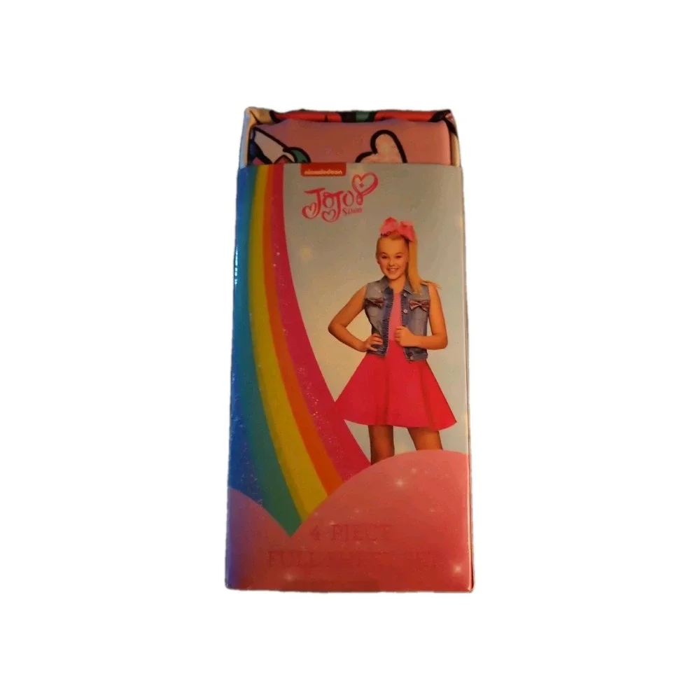 JOJO Siwa FULL Bed Sheet‎ Set 4piece Feel The Music NEW IN PACKAGE 2018